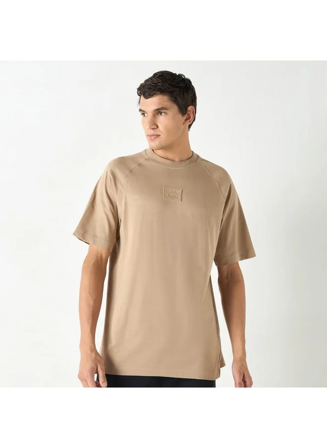 Kappa Kappa Logo Applique T-shirt with Short Sleeves