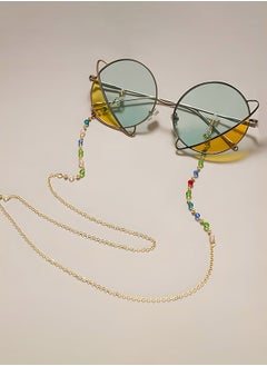 roaiss Eyeglass Chain for Women Eyewear Strap Holders around Neck Mask Lanyard Colorful Crystal Beaded Reading Glasses Cords Retainer  - Image 4