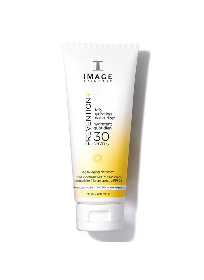 IMAGE SKINCARE , Prevention+ Daily Hydrating Moisturizer Spf 30, Zinc Oxide Face Sunscreen Lotion With Sheer Finish, Amazon Exclusive, 3.2 Oz  - Image 1