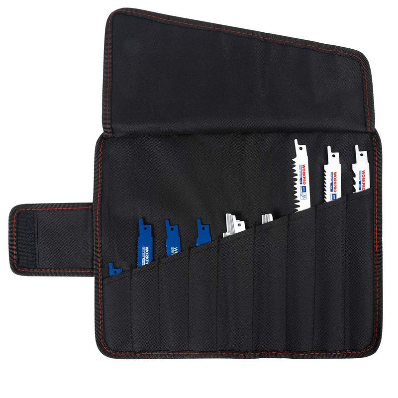 WORKPRO مجموعة شفرات منشار مترددة WORKPRO مكونة من 32 قطعة - شفرات منشار لقطع المعدن/الخشب، شفرات منشار تقليم مع حقيبة تنظيم - Image 5