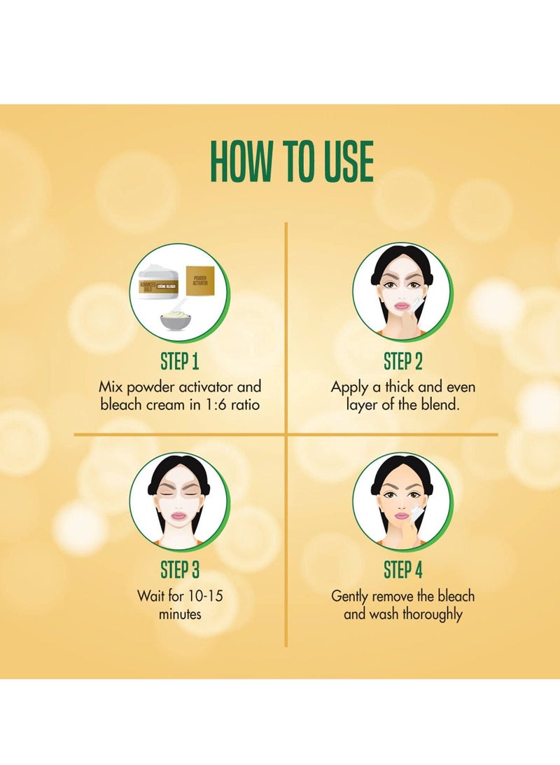 Nature's Essence Advanced Gold Creme Bleach, 210 gm - Image 4