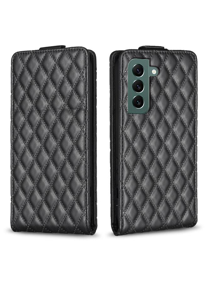 S-TOP Case For Samsung Galaxy S21+ 5G Diamond Lattice Vertical Flip Leather Phone Case - Image 1