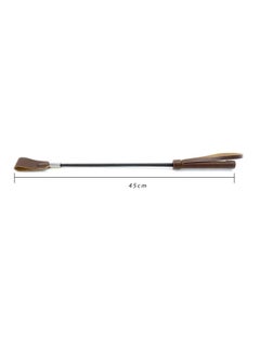 SYOSI Riding Crop 18inches Leather Horse Whip Horse Whip With Anti-Slip Grip Gel Handle Equestrianism Whips for Stage Performance Racing Cosplay Costume Accessories  - Image 4
