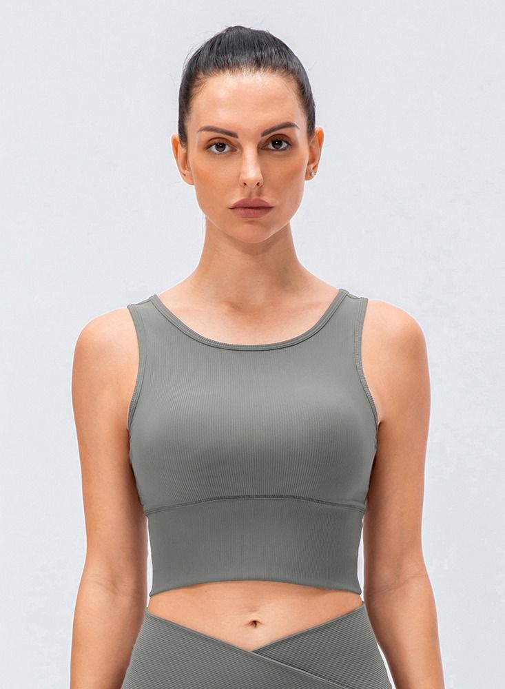 Loquat New women running fitness air tight sexy yoga sports vests  - Image 1