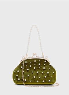 Khizana Pearl Handle Clutch Bag  - Image 1