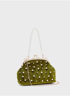 Khizana Pearl Handle Clutch Bag  - Image 3
