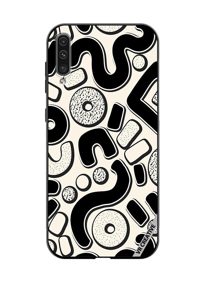 VR CREATIVE غطاء حماية واقٍ لهاتف سامسونج جالاكسي A50/A50s بتصميم دونات متعدد الألوان - Image 1