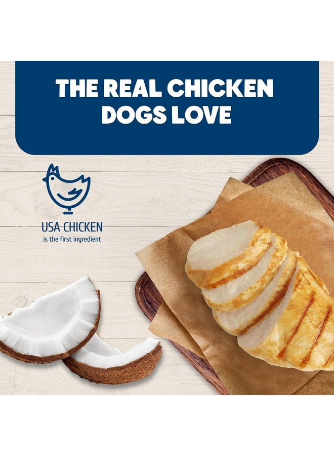 بلو بافلو مكافآت بينيبارز من بلو بافالو لدعم بشرة وفراء الكلاب، غنية بأحماض أوميغا 3 و6 الدهنية، مصنوعة من مكونات طبيعية، بنكهة الدجاج وجوز الهند الأمريكي، عبوة 9 أونصات - Image 3