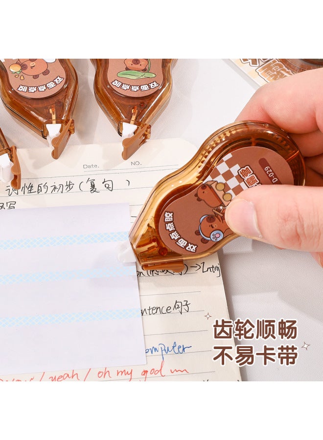 HELPS Creative Kapibara Dot Glue Student-specific Large Capacity Double-sided Glue Dolphin High-value Handmade Journal Tape - Image 2