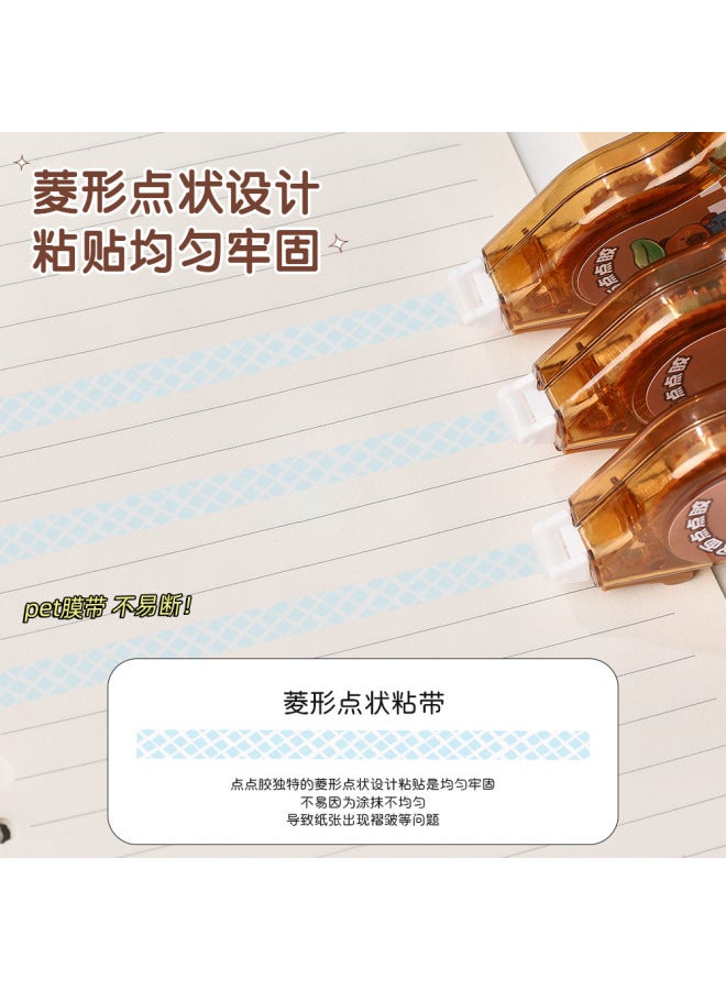 HELPS Creative Kapibara Dot Glue Student-specific Large Capacity Double-sided Glue Dolphin High-value Handmade Journal Tape - Image 4