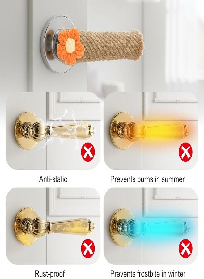 xinxingin 6PCS Door Handle Protector for Home, Door Stopper for Kids Safety, Wall Protector from Door, Universal Door Handle Cover, 3.7in, Door Bumper Wall Protector for Furniture Protection - Image 4