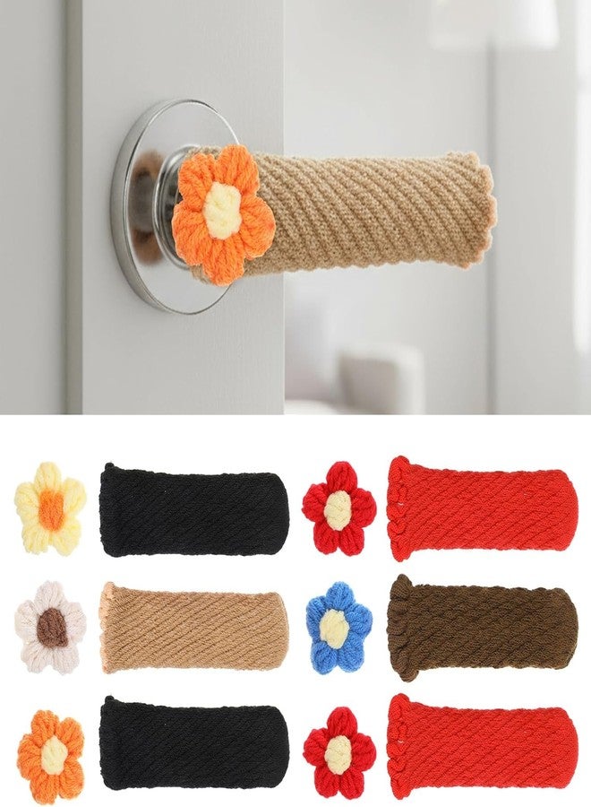 xinxingin 6PCS Door Handle Protector for Home, Door Stopper for Kids Safety, Wall Protector from Door, Universal Door Handle Cover, 3.7in, Door Bumper Wall Protector for Furniture Protection - Image 1