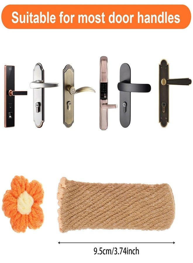 xinxingin 6PCS Door Handle Protector for Home, Door Stopper for Kids Safety, Wall Protector from Door, Universal Door Handle Cover, 3.7in, Door Bumper Wall Protector for Furniture Protection - Image 2
