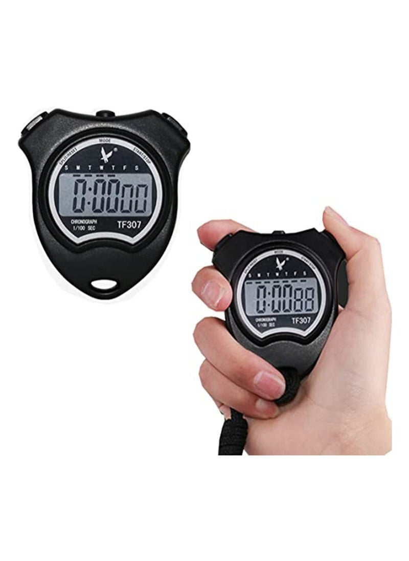 Captaintech - Timer, Professional Digital Sports Stopwatch Timer, Shockproof Stopwatch with Extra Large Number Display, Great for School Community or Personal, Track Field Events and Swim Events - Image 1