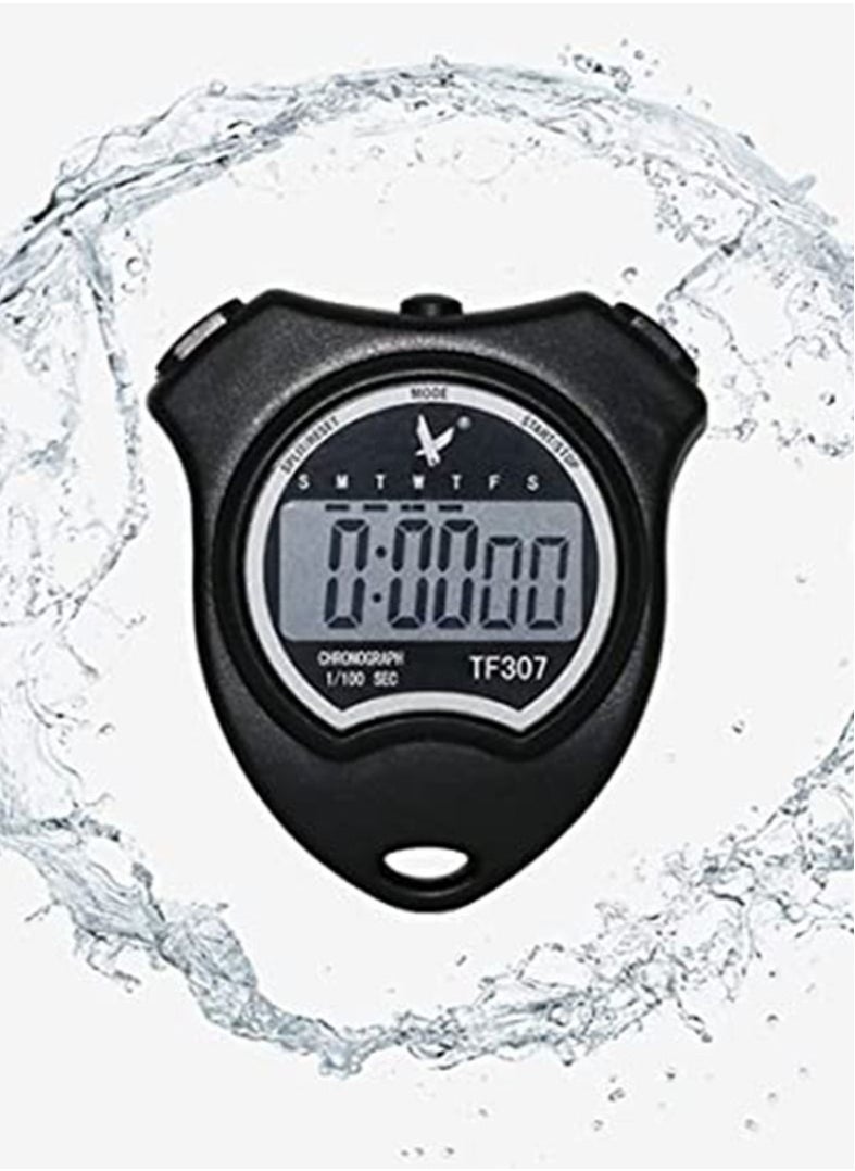 Captaintech - Timer, Professional Digital Sports Stopwatch Timer, Shockproof Stopwatch with Extra Large Number Display, Great for School Community or Personal, Track Field Events and Swim Events - Image 1