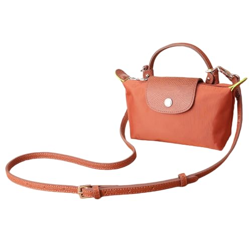 KOMHPS Purse Straps Replacement, Leather Handbag Crossbody Shoulder Strap Kit Adjustable for Mini Longcamp Tote Bag Women - Image 4