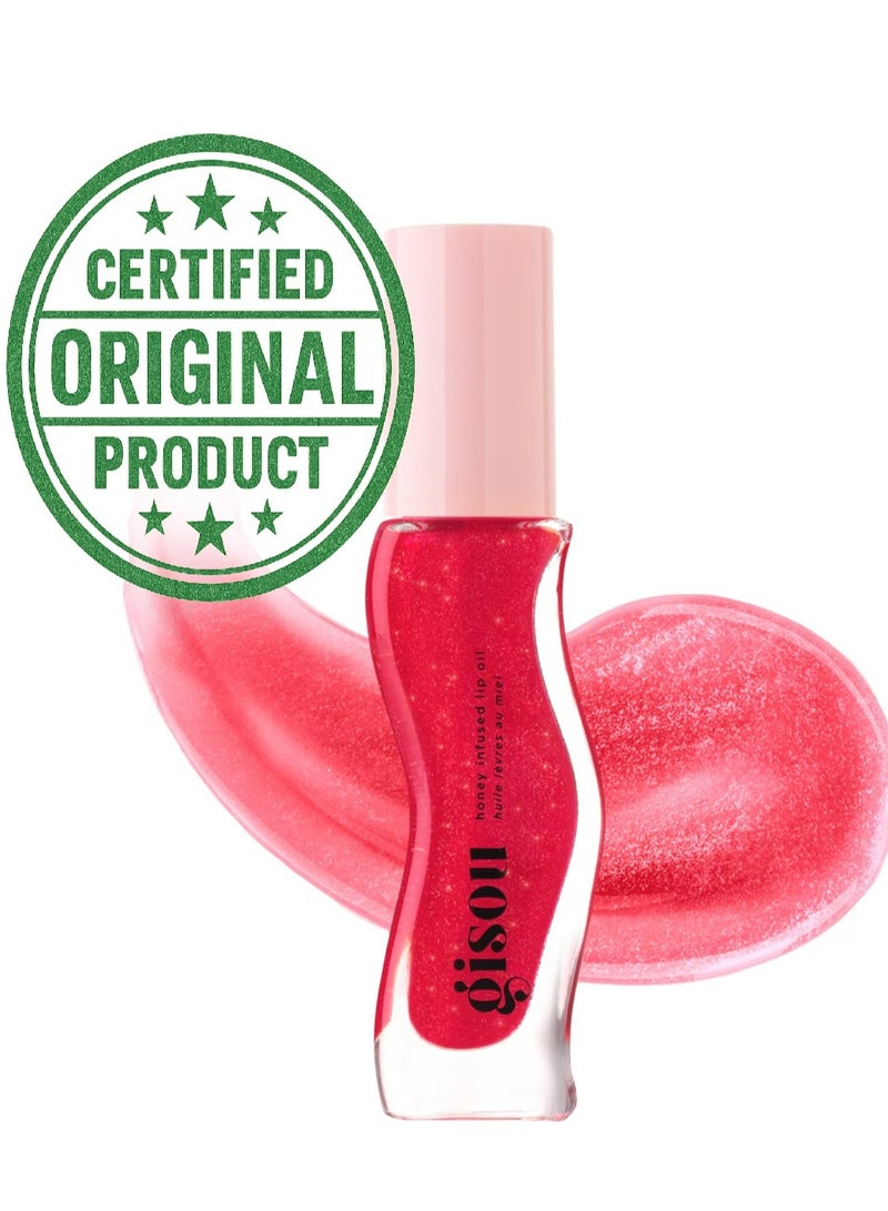 جيسو زيت شفاه جيسو بنكهة العسل - كرز على الكعكة 8 مل | أصلي، مغذي، مرطب، ذو لمعان فائق - Image 1