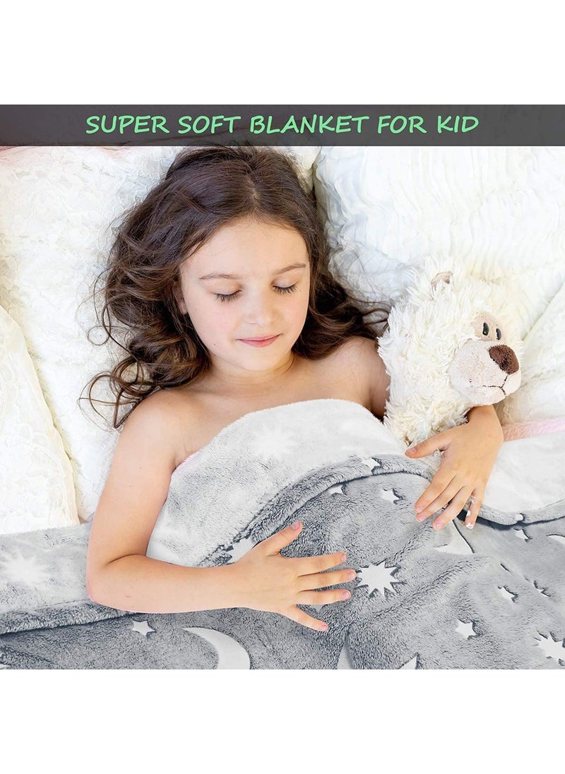 Planet of Toys - Blanket for Kids Super Soft and Cozy Blanket for Babys | Soft Baby Blanket, Soft, Breathable, Non Toxic, Skin Friendly Warm Kids Printed Blanket (Star) - Image 1