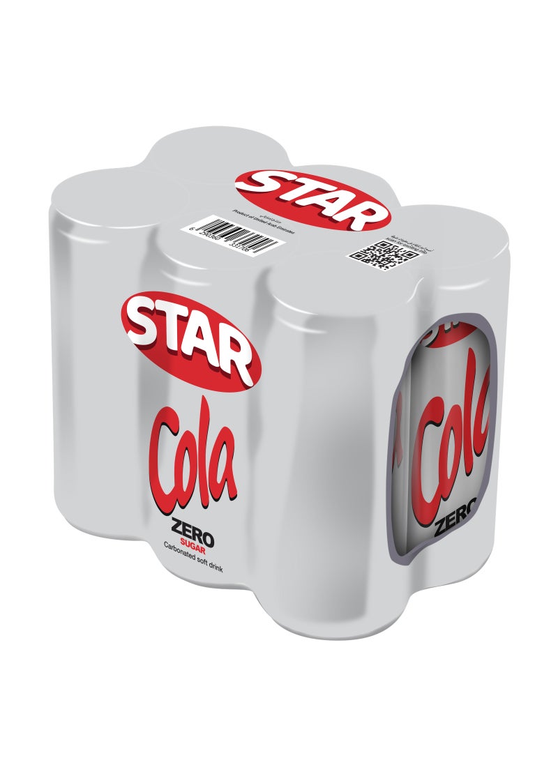 Star Zero Sugar Cola Carbonated Soft Drink Can - Image 1