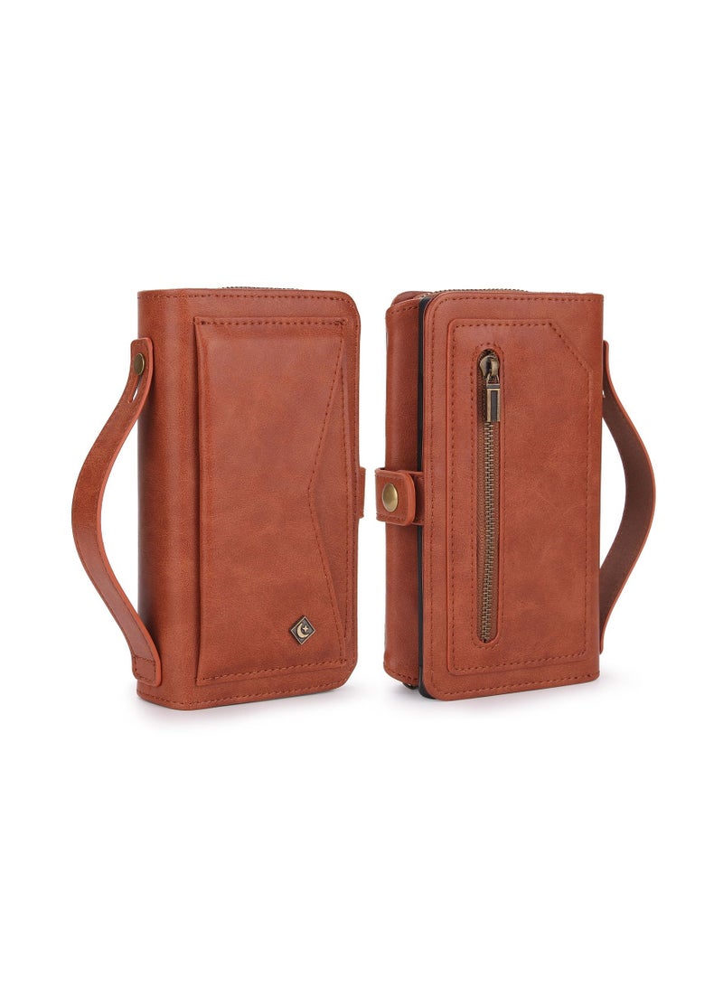 Loquat Flip Cover Leather Protective Mobile Phone Case - Image 1