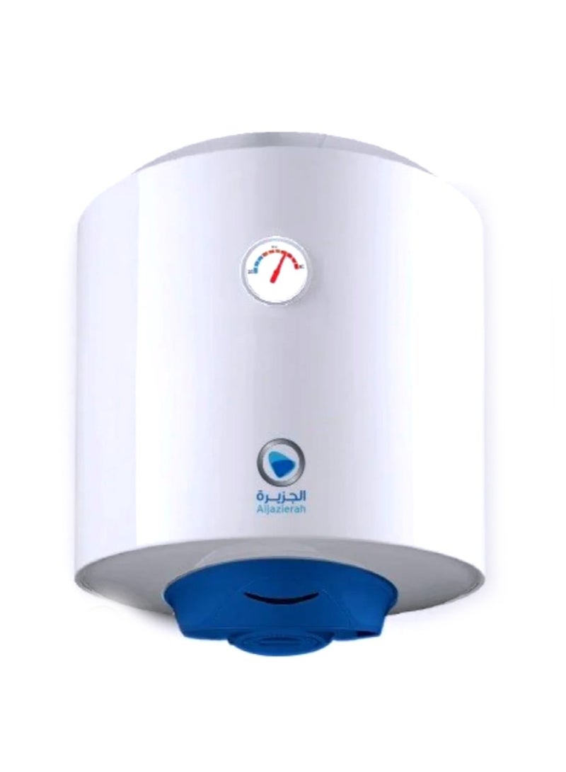 Algazera Aljazirah Electric Water Heater 50L – Rust-Resistant Vertical Tank with External Thermostat – 5-Year Warranty – Energy-Saving & SASO Certified - Image 1
