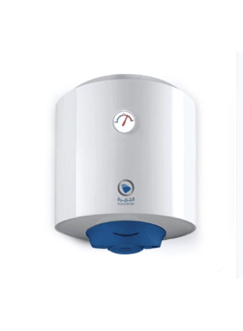 Algazera Aljazirah Electric Water Heater 50L – Rust-Resistant Vertical Tank with External Thermostat – 5-Year Warranty – Energy-Saving & SASO Certified - Image 5