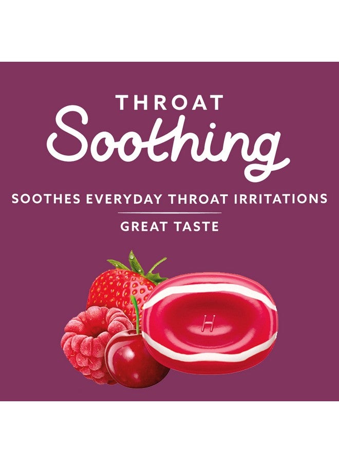 Halls HALLS Throat Soothing (Previously HALLS Breezers) Cool Berry Throat Drops, 12 Bags of 25 Drops (300 Total Drops)  - Image 3