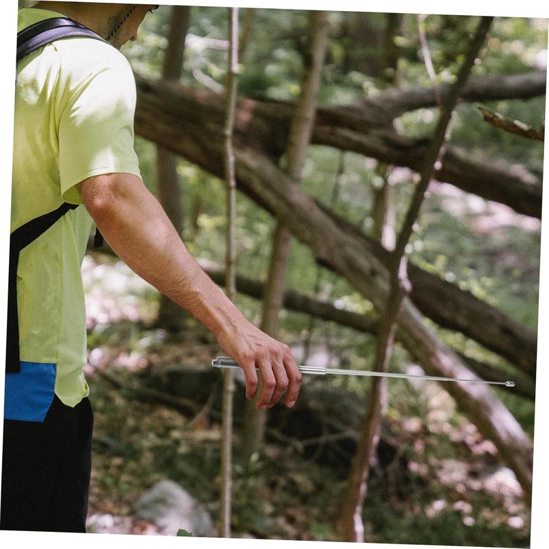 CHILDWEET Stainless Steel Dowsing Rods 2-Piece Set Flint for Outdoor Exploration Easy to Use and Carry - Image 5