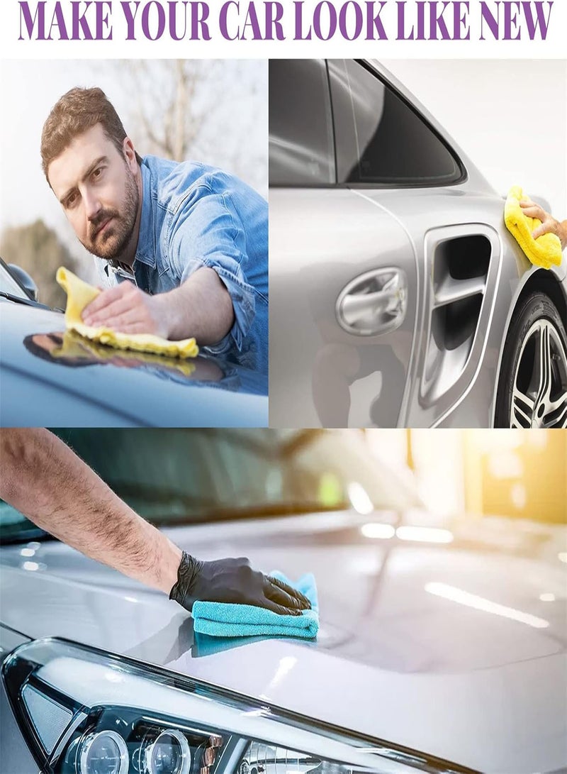 GGOOT Quick Car Coating Spray 3 In 1 Ceramic Car Coating Spray High Protection Car Shield Coating, Car Wax Polish Spray, Car Nano Cleaner, Car Exterior Restorer & Parts Refurbish Agent (100ML) - Image 3