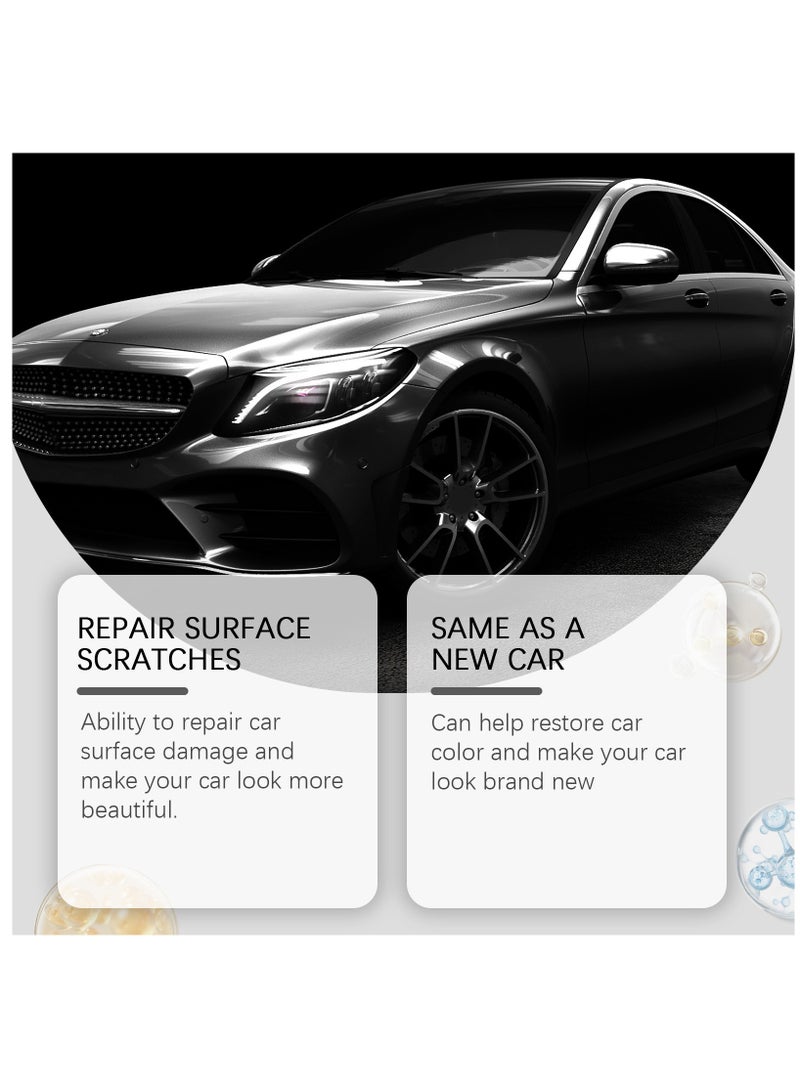 Touch Up Paint for Cars, Automotive Paint, 2 in 1 Car Touch Up Paint Erase Car Scratches Pen for Vehicles, Quick & Easy to Repair Universal Car Paint (Black)