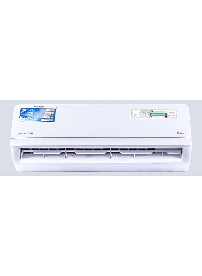 WESTPOINT 1.5 Ton Split Air Conditioner, 18000 BTU, Rotary Compressor, I FEEL function, Gold Fins, 4 Way Swing, Indoor HxWxD 31x95.2x22.7 cms, 1760 W ‎WSN-1823LTYA White - Image 1