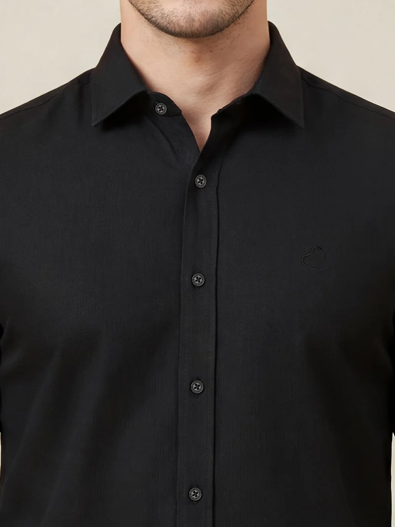 Being Human Standard Spread Collar Cotton Shirt