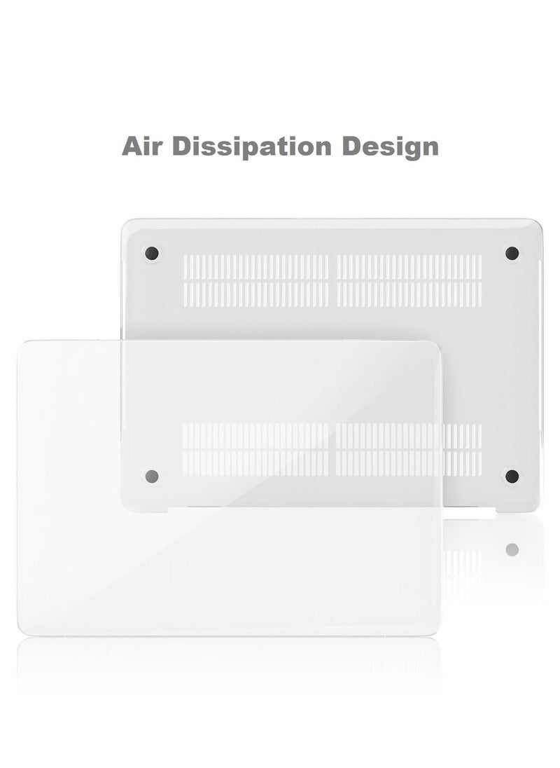 MacBook Air 13-inch Model A1369 (2011) Protective Case Hard Shell Laptop Cover Front and Back Sleeve Case Clear