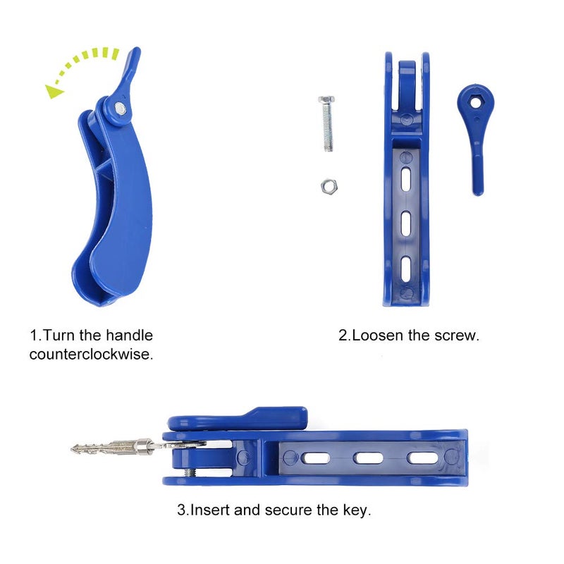 cheekyglo Durable Portable Lightweight Adaptive Key Turner, Key Turner Aid, Door Opening 2 Keys Disable Arthritis Storing Keys Elderly for Door Opening - Image 3