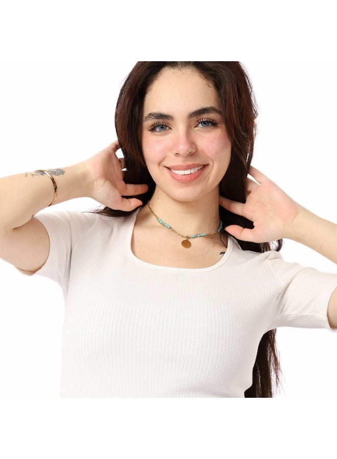 Coctail 2562-basic top-white - Image 4