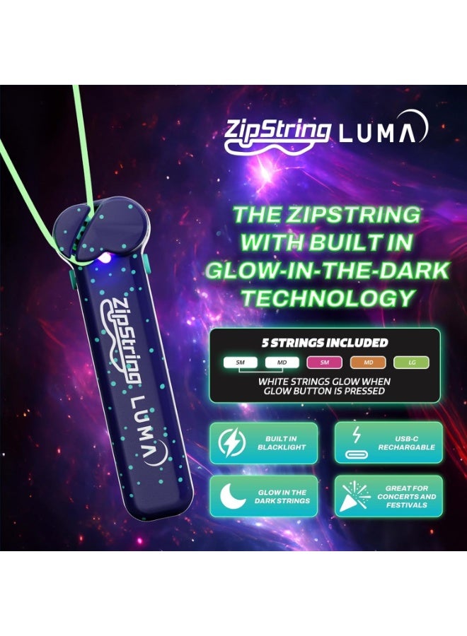Luma The Patented Glow-in-The-Dark Toy That Flies a Loop of String, Creates Endless Shapes and Tricks Built-in LED for Glowing Fun. Perfect STEM Gift for Kids & Adults. Wonderment Awaits  - Image 2