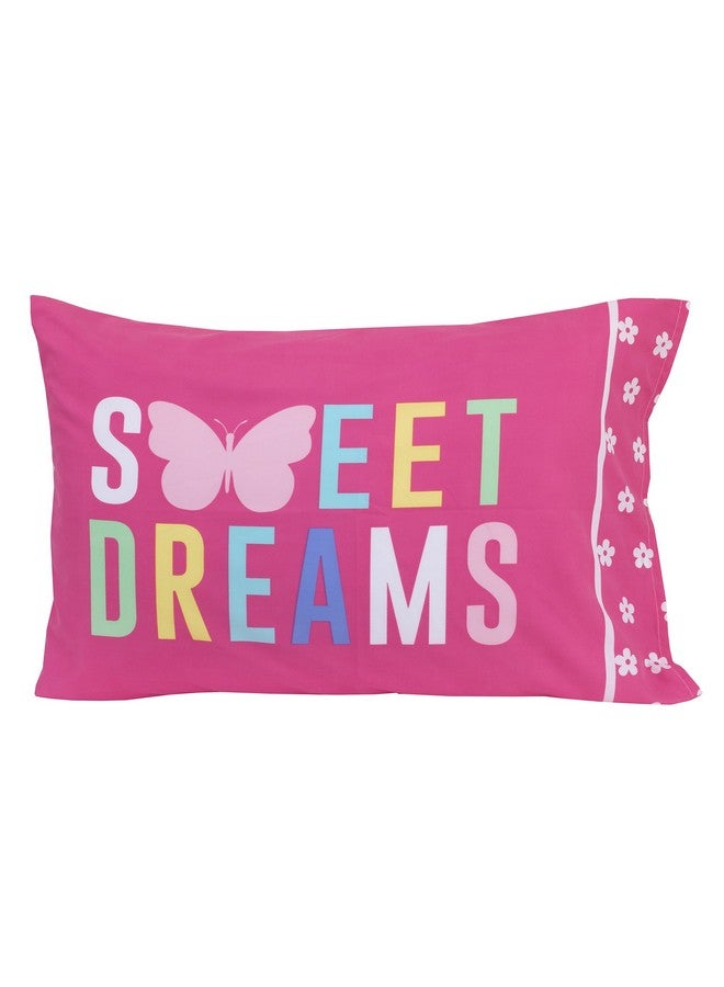 Carter's 4-Piece Toddler Set, Pink/White Butterflies, 52" x 28" - Image 5