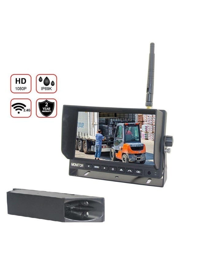 HD 1080P Forklift IR Laser Camera System Fork Magnetic Mounted Forklift Wireless WIFI Camera Safety Forklift Monitor System - Image 2