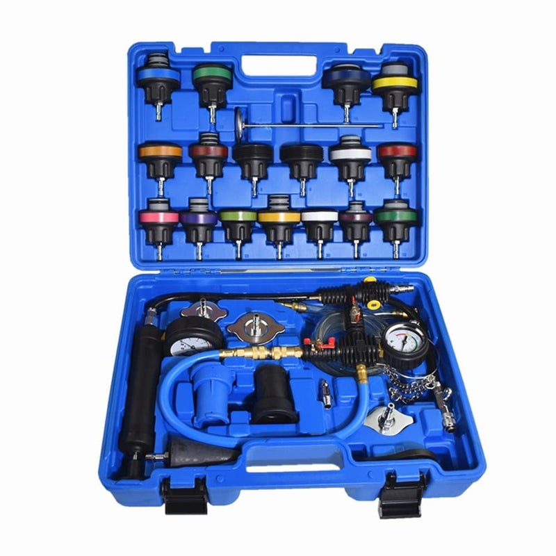 Alltooetools 28pcs Universal Radiator Pressure Tester and Vacuum Type Cooling System Tool Kit - Image 1