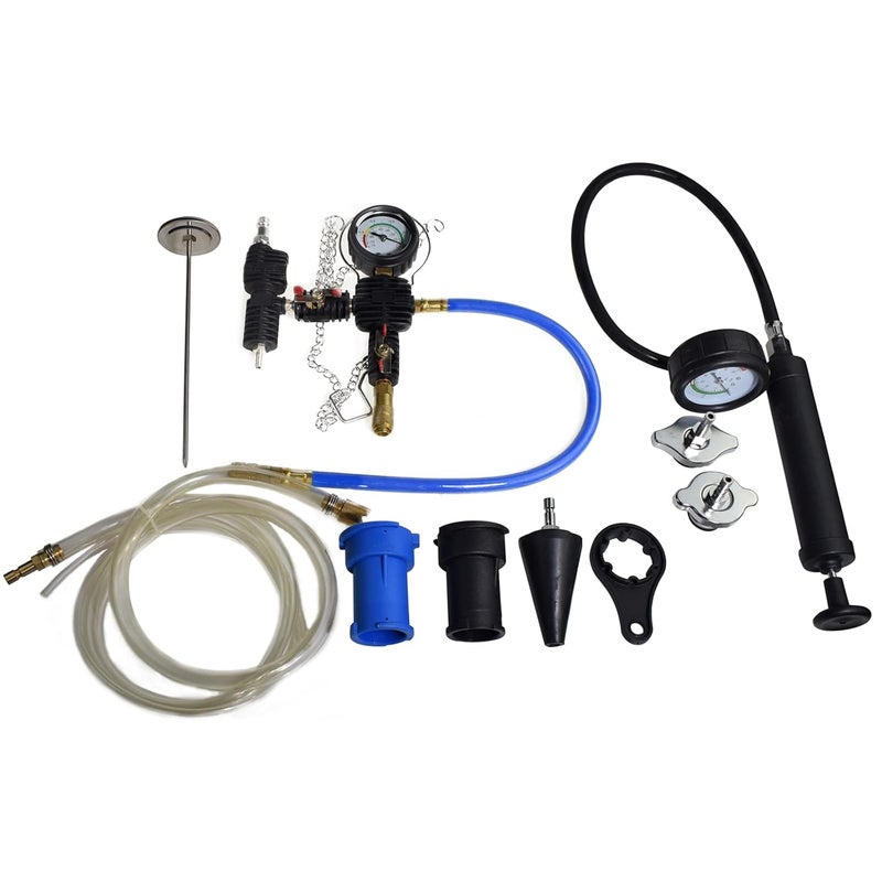 Alltooetools 28pcs Universal Radiator Pressure Tester and Vacuum Type Cooling System Tool Kit - Image 2