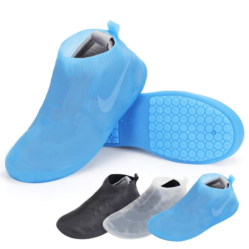 KACHKIT Waterproof Shoe Covers, Shoe Covers for Rain,TPE Rubber Material Stronger Than Silicone,Non-Slip, Durable and Reusable Shoe Protectors Covers for Men, Women - Image 1