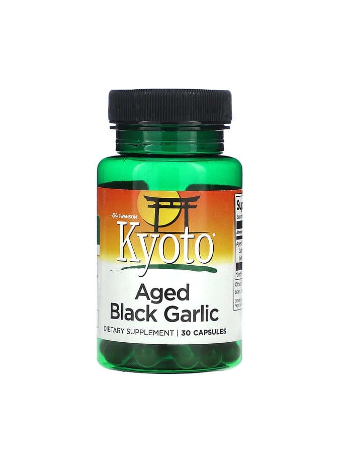 Kyoto, Aged Black Garlic, 30 Capsules