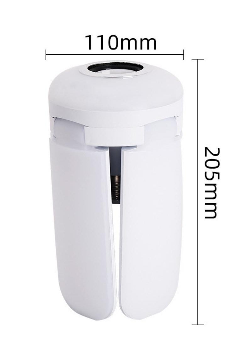 Generic - 50W Clover Design 4 Wings Foldable Smart Bluetooth Connected LED Bulb Multicolor Music Lamp E27 - Image 1