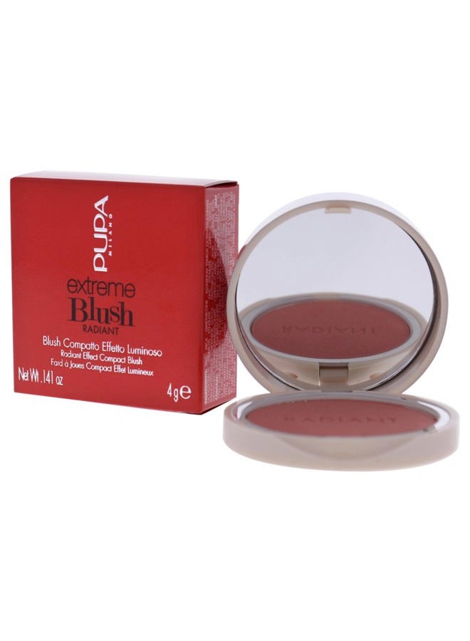 PUPA Milano Extreme Blush Radiant - Enhances The Natural Radiance Of The Face - Gives A Glowing And Smoothing Effect - Lightweight Formula - Suitable For All Skin Types - 030 Coral Passion - 0.141 Oz - Image 4
