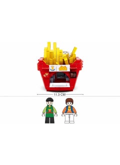 Sluban Food Court French Fries 320 Piece Piece Sets Assembly Kit B0705B  - Image 3