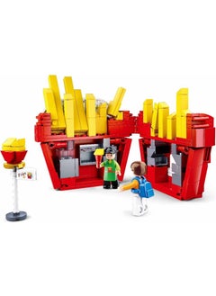 Sluban Food Court French Fries 320 Piece Piece Sets Assembly Kit B0705B  - Image 2