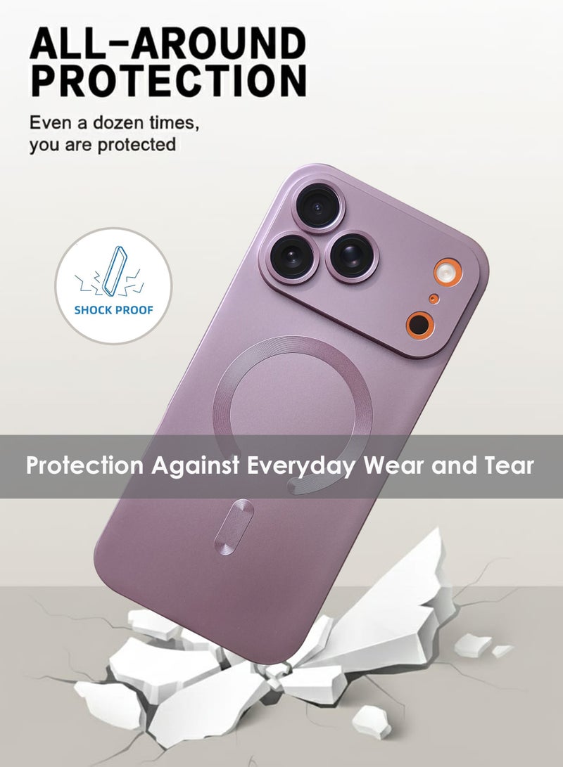 Apple iPhone 17 Pro Max Silicone Magsafe Case, Ultra-Hybrid Soft Back Case Cover Compatible With Magsafe, Camera Protection, Shockproof Bumper Case Cover For Apple iPhone 17 Pro Max - Baby Pink - Image 3