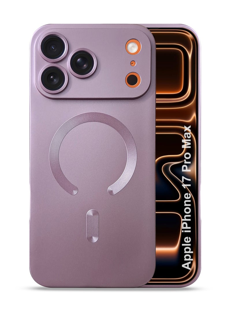 Apple iPhone 17 Pro Max Silicone Magsafe Case, Ultra-Hybrid Soft Back Case Cover Compatible With Magsafe, Camera Protection, Shockproof Bumper Case Cover For Apple iPhone 17 Pro Max - Baby Pink - Image 1