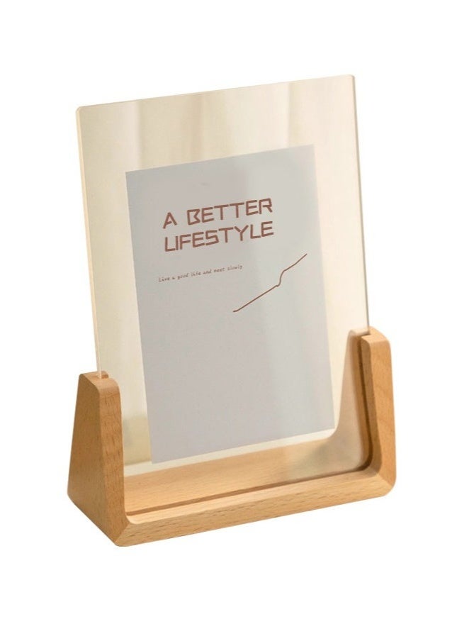 Bukela 6" Solid Wood And Acrylic Picture Frame (vertical version) - Image 2