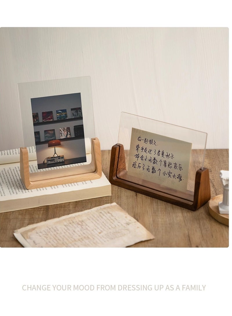 Bukela 6" Solid Wood And Acrylic Picture Frame (vertical version) - Image 4